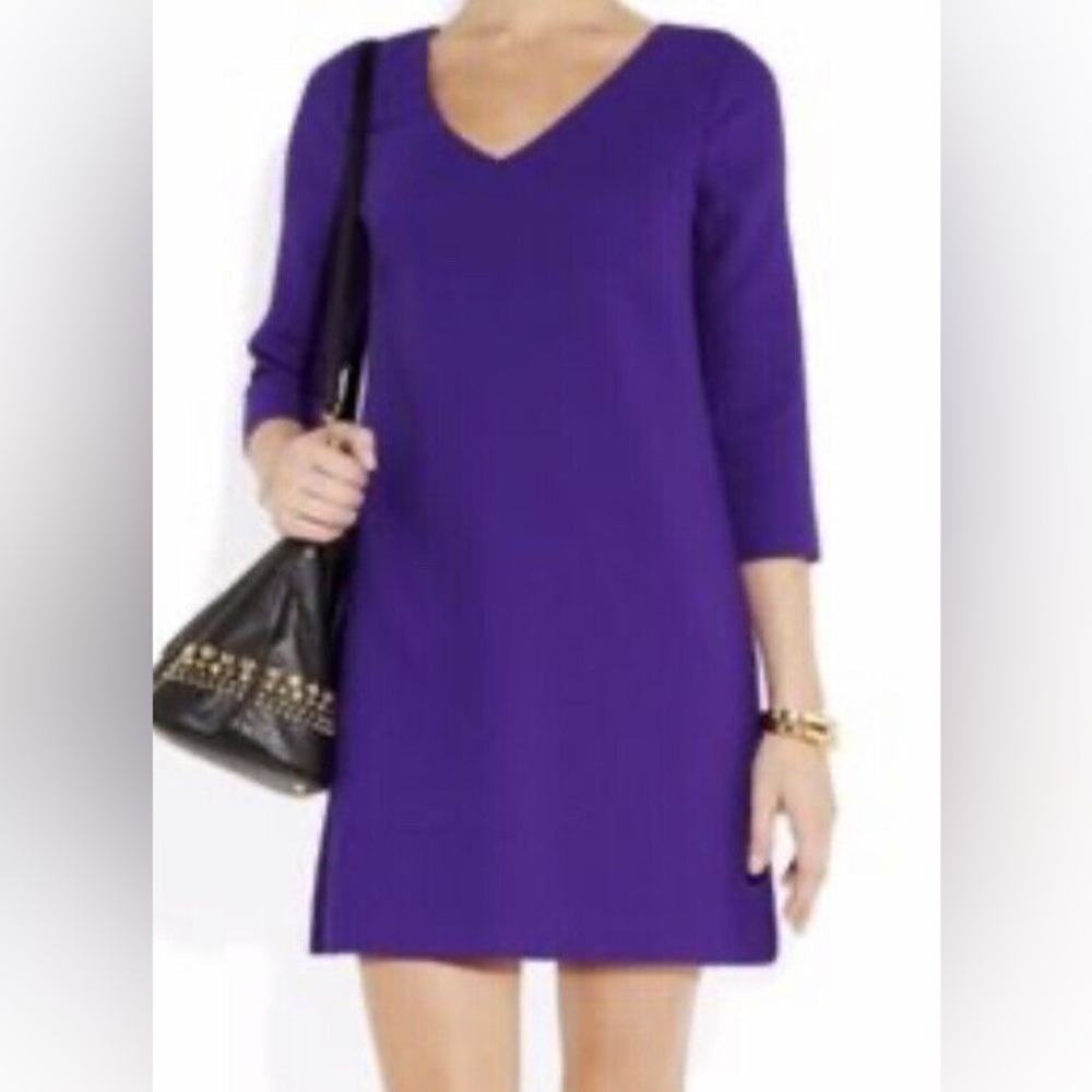 J Crew Purple Shift Dress